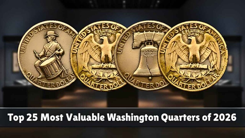 Top 25 Most Valuable Washington Quarters of 2026 – Rare Coins Worth a Fortune